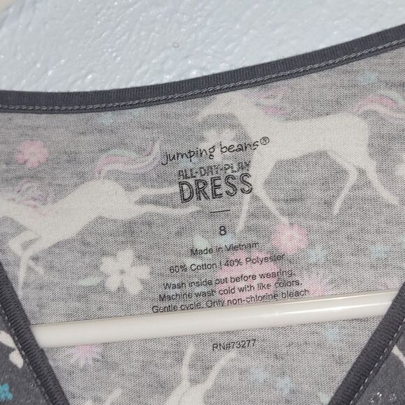 Jumping Beans Size 8 Unicorn Dress - Picture 2 of 6